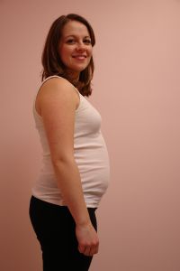 Живот на 17 неделе беременности