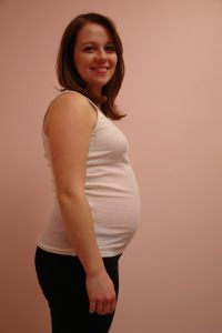 Живот на 20 неделе беременности