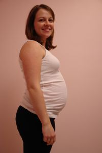 Живот на 24 неделе беременности
