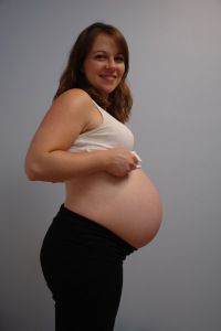 Живот на 34 неделе беременности