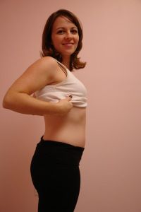 Живот на 7 неделе беременности
