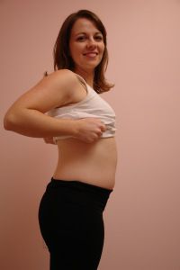 Живот на 9 неделе беременности