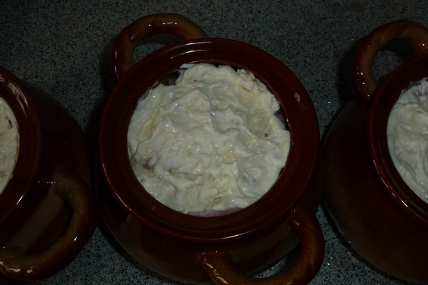 4 слой, майонез с сыром чесноком