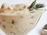 Грибной сливочный соус для спагетти