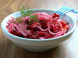 Рецепт приготовления маринованной капусты со свеклой