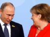 Путин и Меркель обменялись поздравлениями