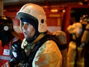 Под Владимиром загорелось здание бывшего кинотеатра