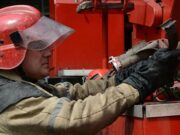 В Красноярском крае произошел пожар на складе