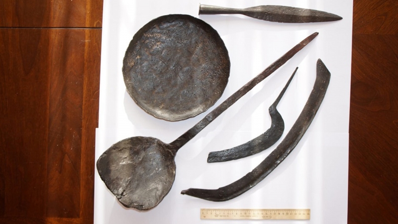 Клад кузнеца XIII–XIV веков нашли в Липецкой области