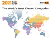 Pornhub подвёл итоги 2021 года и раскрыл самые популярные категории