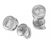 Серьги-гвоздики с бриллиантами – отличный подарок для утонченных особ