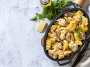 Ракушки с фаршем в духовке: рецепт