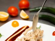 Куриное филе в сливочно-грибном соусе