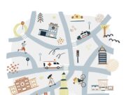 Карта мира для пеших прогулок