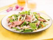 Салат из свинины и свежего огурца