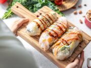 Голубцы из пекинской капусты с фаршем и рисом