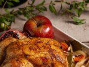 Курица с овощами в фольге в духовке