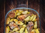 Запеканка из куриного филе и картофеля