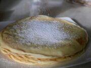 Блины с дырочками на молоке: рецепт с кипятком