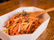 Корейская морковь с копченой грудкой