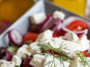 Греческий салат с сыром фета: рецепт