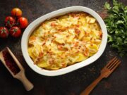 Жульен с картошкой, грибами и курицей