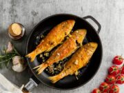 Вкусная запеченная скумбрия в духовке