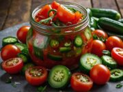 Зеленые помидоры с чесноком на зиму: рецепты