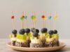 Красивые канапе на шпажках для праздничного стола