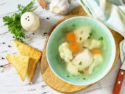 Суп из замороженной горбуши с картофелем