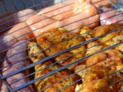 Копчение курицы в горячей коптильне