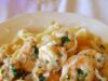 Рецепт пасты с креветками в сливках