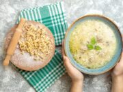 Суп из цветной капусты с сыром