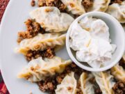 Сочные манты из фарша и картошки