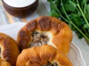 Пирожки с яйцом, луком и рисом