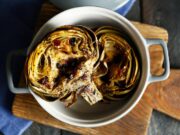 Капуста с грибами в духовке