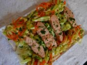 Хе с мясом и морковью