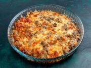 Кабачковая запеканка с фаршем