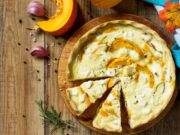 Тыквенный пирог с творогом: рецепт