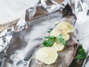 Скумбрия в фольге с лимоном