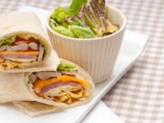 Диетическая шаурма с курицей