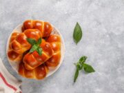 Пирожки с колбасой и сыром