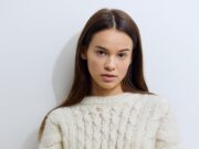 Вязание джемпера из мохера спицами: модель