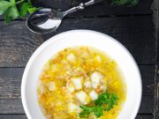 Картофельный суп с вермишелью