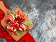 Гранатовый чурчхела с грецким орехом